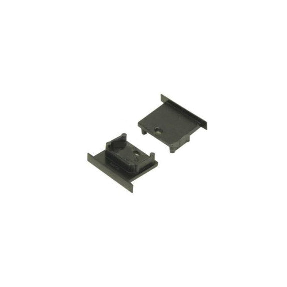 MINI-UPPO10 päätypalat 2kpl LED-profiilin asennukseen, kestävä muovia, kolme värivaihtoehtoa.