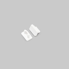 MINI8 LED-profiilin päätypalat valkoiset muoviset osat kahdelle palalle