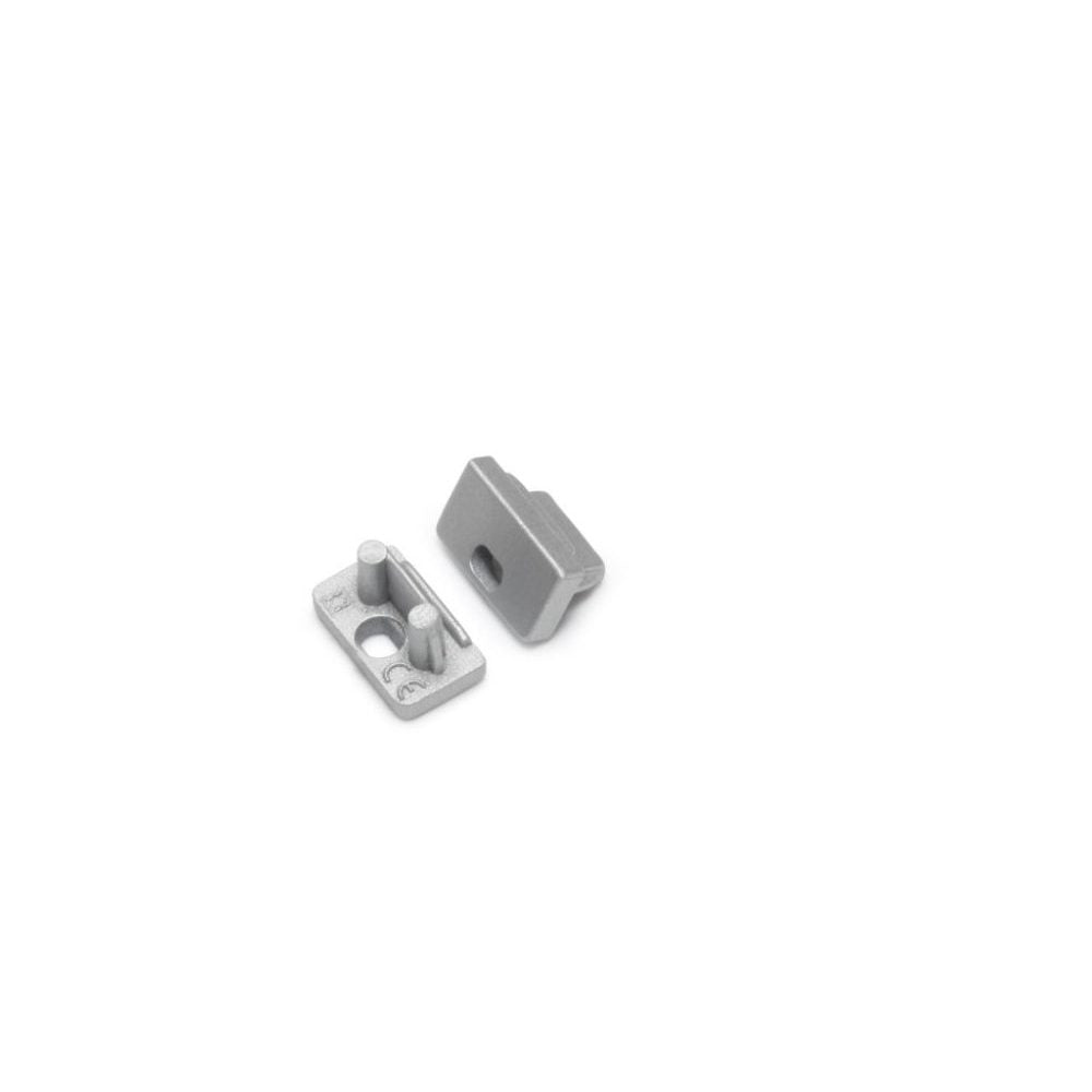 MINI8 LED-profiilin päätypalat, kaksi kappaletta, kestävä muovi, saatavilla eri malleina.