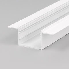 MONI30-05 ISO LED-profiili, uppoasennettava syvä TRIMLESS, mustana