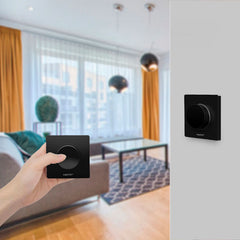 Langaton LED-rullasäädin musta K1, asennuskuva