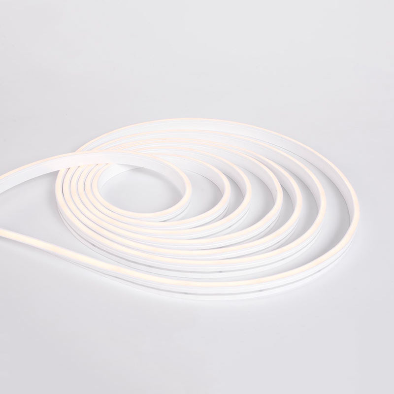 Kosteussuojattu LED-valonauha NEON STRIP rullalla, valkoinen 5 metriä, IP67 suojauksella.