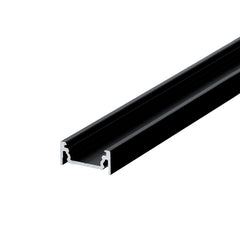 PINTA10.v2 LED-profiili 2m 2023 malli, moderni musta alumiinilista LED-nauhoille.