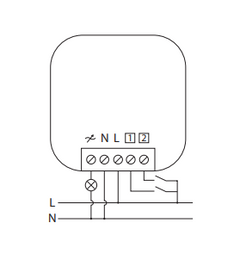 Plejd DIM-01 Bluetooth rasiahimmennin LED-valoille kytkentäkaavio, johdotus ja liitännät.