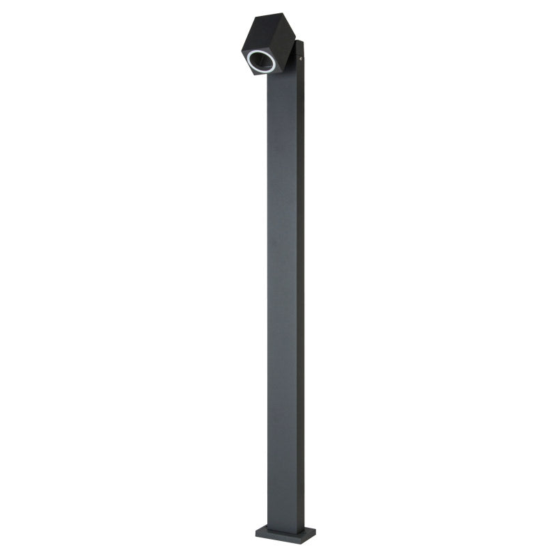 quazar-15s-harmaa-ulkovalaisin-pylväs-100cm-kääntyvä