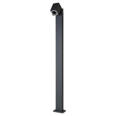 quazar-15s-harmaa-ulkovalaisin-pylväs-100cm-kääntyvä