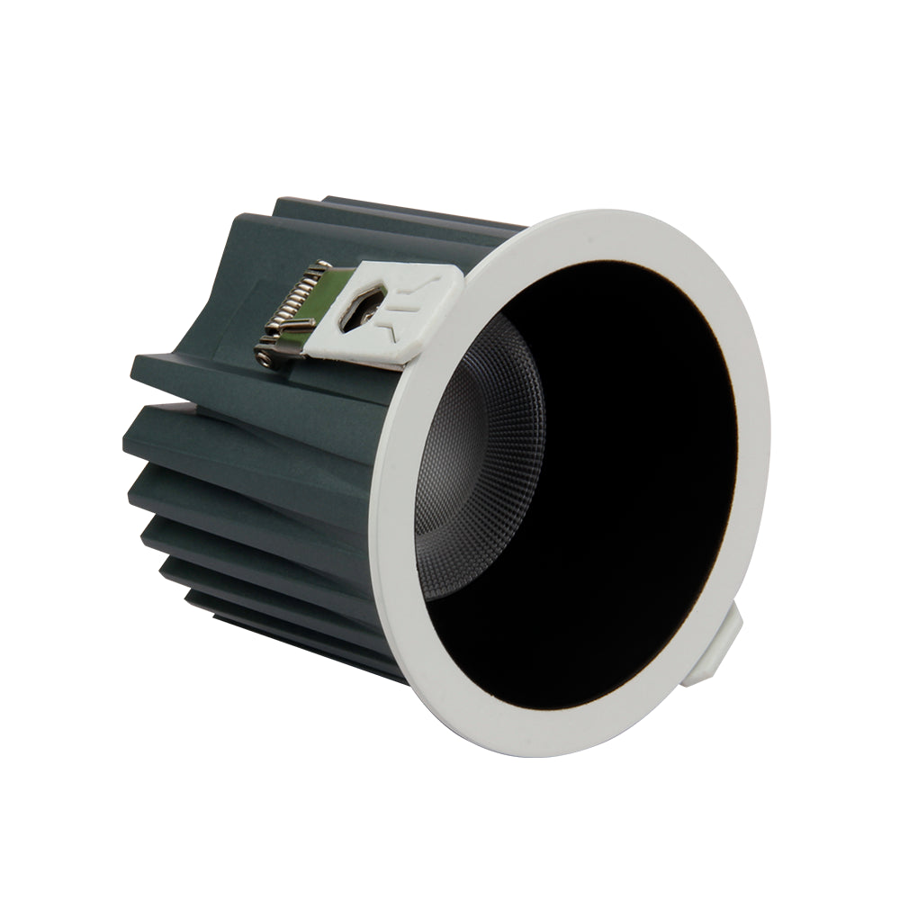 kosteussuojattu LED-alasvalo IP54, 9W RGB+CCT, Smart LED 2.4G, monivärinen valaistus, kylpyhuonekäyttöön