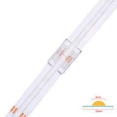 RGB LED-nauhan jatkoliitin 10mm yhdistää saumattomasti pisteettömiä RGB COB LED-nauhoja.