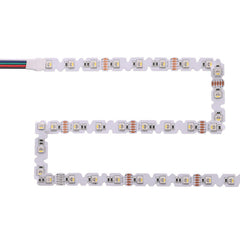 RGBW LED-nauha 24V, 14,4W/m sivulle taipuisa LED-nauha, monivärinen valaistus sisätiloihin.