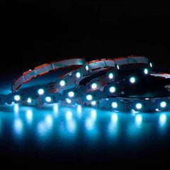 RGBW LED-nauha 24V, sivulle taipuisa valonauha erikoisvalaistuksiin, monivärinen valo.