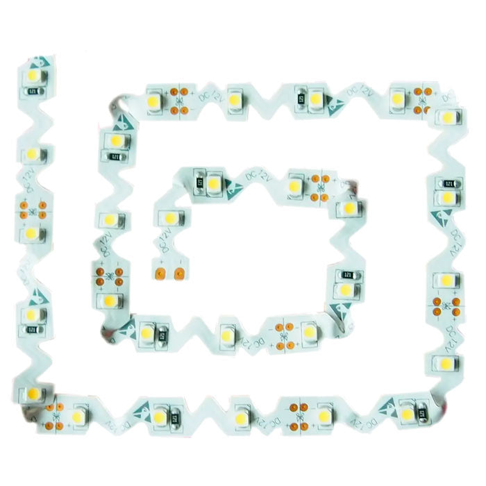12W LED-valonauha 24V joustava S-tyyppinen 5m nauha, 1100lm/m LED-valot