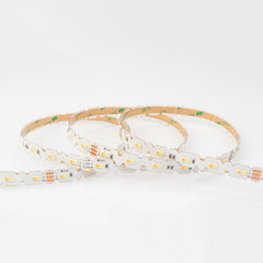 CCT värilämpötilasäädettävä LED-nauha, 5m ja 16W/m, taipuisa S-type valonauha.