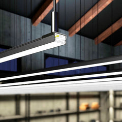 SUORA14 LED-profiili kattovalaisin modernissa ympäristössä