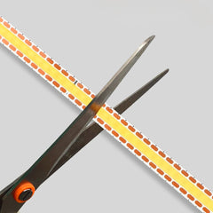 Leikataan COB LED-valonauhaa 24V 600lm, tarkka leikkaus 1LED/CUT -muodossa.