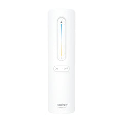 CCT 1-kanavainen LED-kaukosäädin värilämpötilansäädöllä ja himmennyksellä, valkoista muovia.