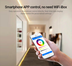 75W 24V LED-muuntaja WiFi ohjaimella älypuhelinsovelluksen ohjauksella valaistuksen hallitsemiseksi.
